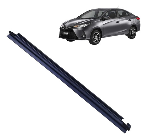 Pestana Interna Tras Esquerda Toyota Yaris Sedan 2022 Preto Preto