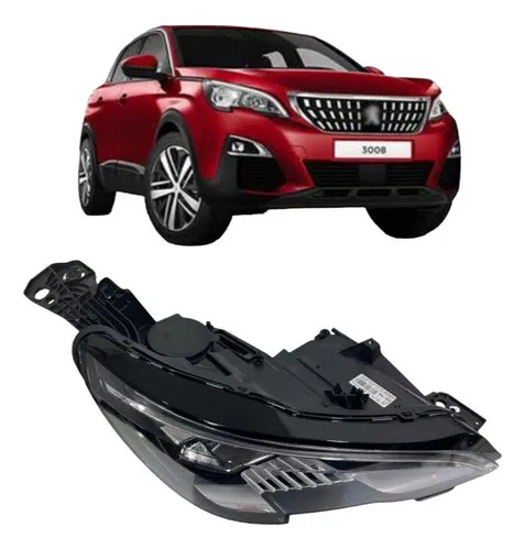 Farol  Direito Peugeot 3008  2017 Allure Original Direito/passageiro - Imagem 2