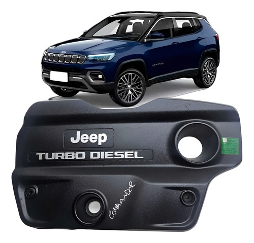 Tampa Acabamento Do Motor Jeep Commander Turbo Diesel 22/24