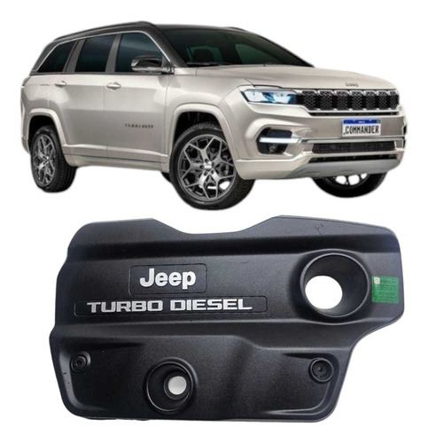 Tampa Acabamento Do Motor Jeep Commander Turbo Diesel 22/24 - Imagem 6