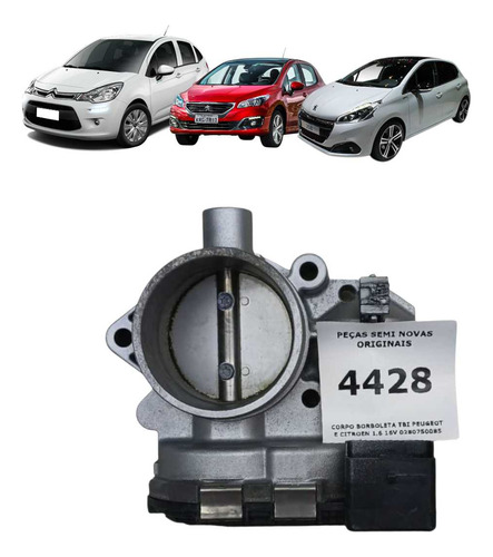 Corpo Borboleta Tbi Peugeot E Citroen 1.6 16v 
