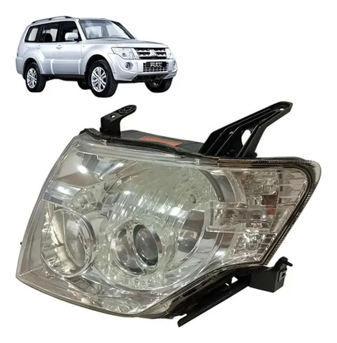 Farol Esquerdo Completo C/ Xenon Mit Pajero Full