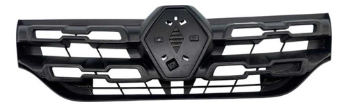 Grade Central Parachoque Renault Kwid 2017 2019 Preto Brilhante - Imagem 2