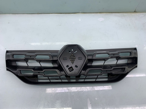 Grade Central Parachoque Renault Kwid 2017 2019 Preto Brilhante - Imagem 4