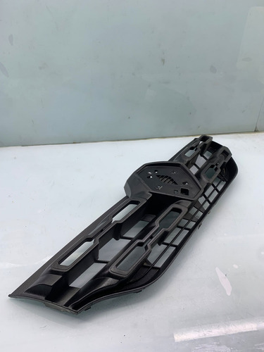 Grade Central Parachoque Renault Kwid 2017 2019 Preto Brilhante - Imagem 5