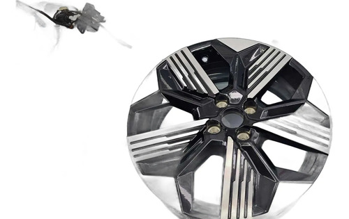 Roda Renault Kardian Premiere Ed 2025 Aro 17 Avulsa Preto - Imagem 3