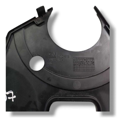 Capa Inferior Correia Dentada Chevrolet Prisma 1.4 2013 2019 Preto - Imagem 4