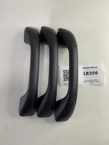 Kit Alça Pqp Teto Renault Duster Oroch 2017 Ppreto - Imagem 3