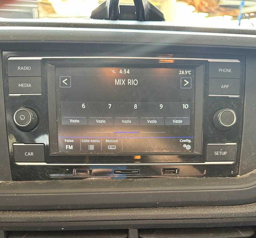 Radio Multimídia Original Polo T-cross Virtus 5g0035280c Preto - Imagem 2
