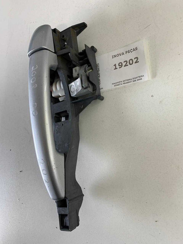 Maçaneta Externa Dianteira Direita Peugeot 208 2008 Prata Dianteira/traseira