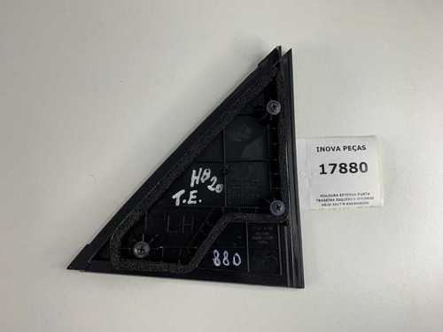Moldura Externa Porta Traseira Esquerda Hb20 2017 838301s200 - Imagem 2
