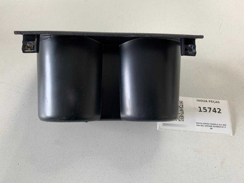 Porta Copos Console 5u1 858 569 Gol Voyage Saveiro G7 Á G8 Branco - Imagem 3