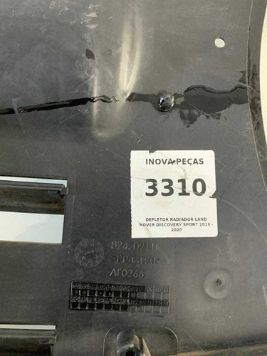 Defletor Radiador Land Rover Discovery Sport 2016 - 2020 - Imagem 2