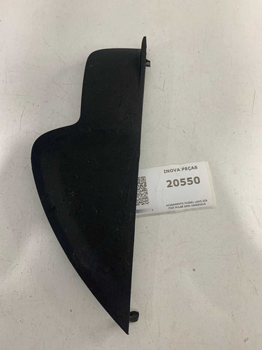 Acabamento Painel Lado Dir Fiat Pulse 2024 100262213 Preto Animal Print