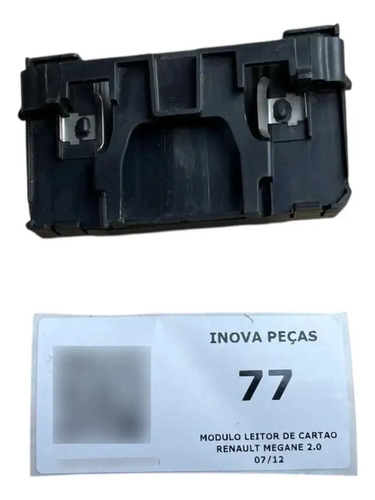 Modulo Leitor De Cartao Renault  Megane 2.0 2007 2012 Preto - Imagem 4
