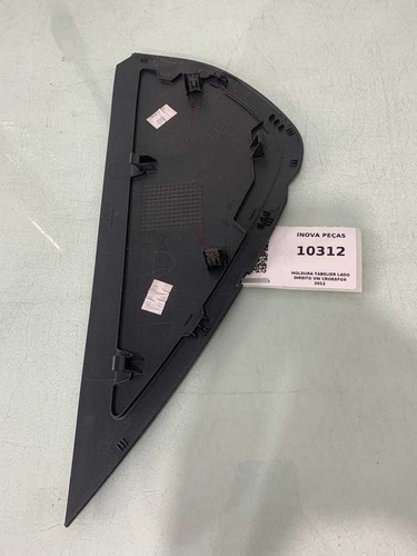 Moldura Tabelier Lado Direito Vw Crossfox 2012 Cinza - Imagem 3
