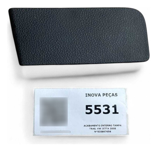 Acabamento Interno Tampa Tras. Vw Jetta 2008 N°5c6867658 Preto