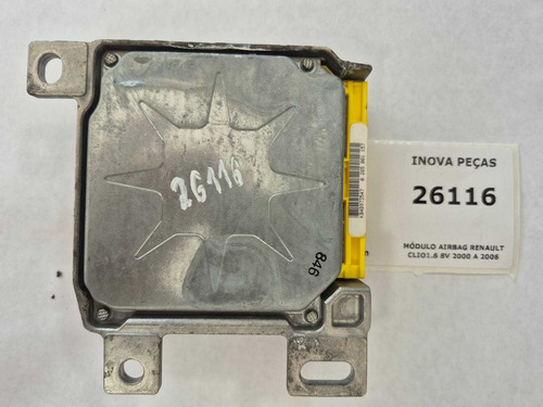 Módulo Airbag Renault Clio1.6 8v 2000 A 2006 - Imagem 2