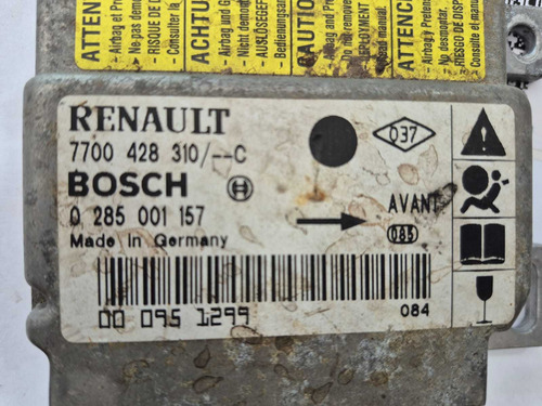 Módulo Airbag Renault Clio1.6 8v 2000 A 2006 - Imagem 4
