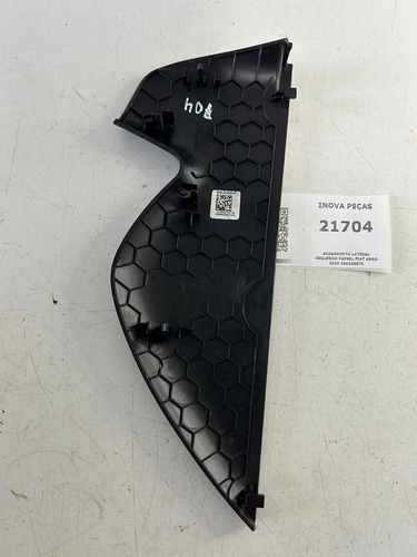 Acabamento Lateral Esquerdo Painel Fiat Argo 2020 100236870 Preto - Imagem 3