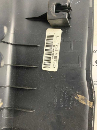 Moldura Solteira Traseira Esquerda Fit 2017 84261t5n Preto - Imagem 2