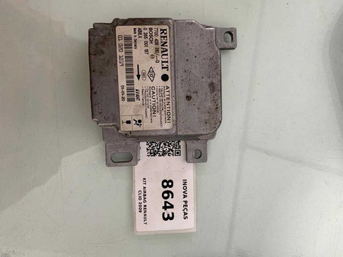 Kit Airbag Renault Clio Cinza - Imagem 2