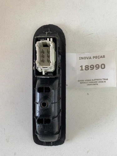 Botão Vidro Elétrico Tras Renault Megane 2008 N 156013870 - Imagem 4