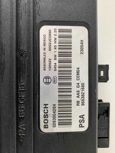  Módulo Sensor De Estacionamento/conforto Peugeot 408  Preto - Imagem 3