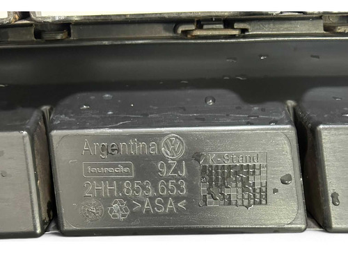 Grade C/ Detalhe Amarok 2013 - 2017 Preto Fosco - Imagem 6