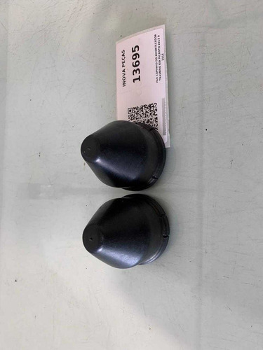 Par Copinho Do Amortecedor Traseiro Kia Picanto 2013 A 2016 Preto - Imagem 2
