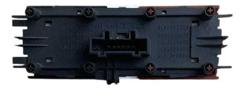 Botao Pisca Alerta E Trava Renault Megane 07/12 Preto - Imagem 4