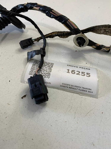 Chicote Da Porta Traseira Direita Renault Fluence  2014 - Imagem 2