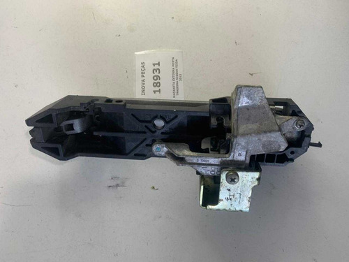 Maçaneta Externa Porta Traseira Nissan Tiida 2012 Prata Dianteira/traseira - Imagem 2