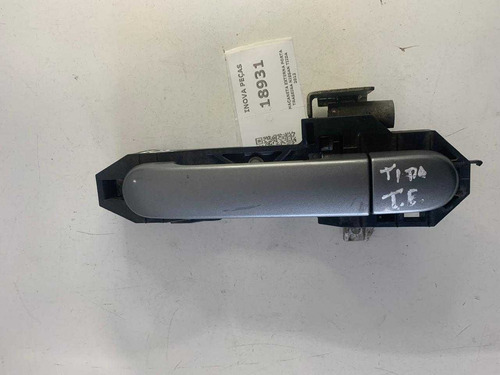 Maçaneta Externa Porta Traseira Nissan Tiida 2012 Prata Dianteira/traseira - Imagem 3