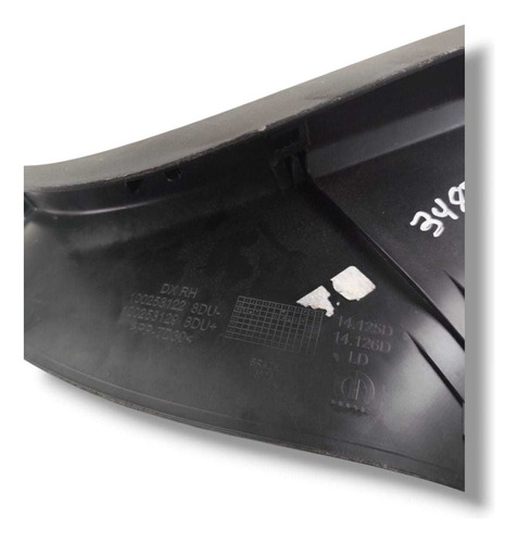 Moldura Direita Caçamba Fiat Strada 2020 2025 100253122 Preto - Imagem 4