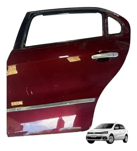 Porta Direita Gol G5 2012 Vermelha - Imagem 2