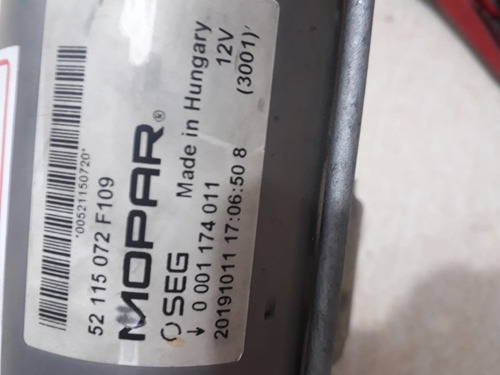 Motor De Partida Fiat Toro 2.0 Diesel & Jeep Renegade Diesel - Imagem 2