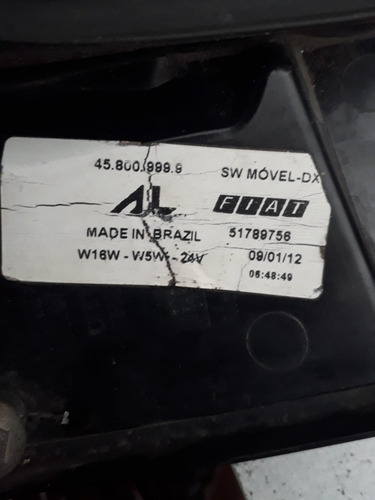 Lanterna L/d Canto Palio Weekend 2009/2017 Origin1820926829 Direito Vermelho - Imagem 4