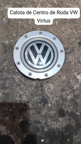 Calota De Centro De Roda Vw Virtus Prateado