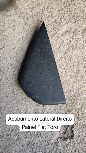 Acabamento Lateral Direito Painel Fiat Toro Preto - Imagem 3
