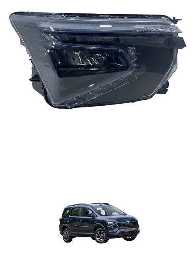 Farol Direito Chevrolet Spin 2025 Direito/passageiro Direito/passageiro - Imagem 1