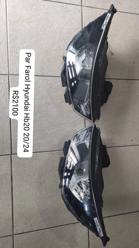 Par De Farol Hyundai Hb20 2020 2023 - Imagem 1