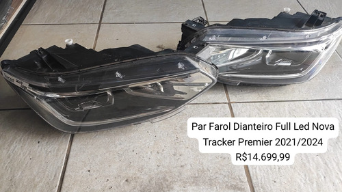 Par Farol Dianteiro Full Led Tracker Premier 2021/2024 Ambos Lados - Imagem 2