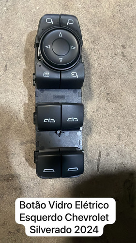 Botão Vidro Elétrico Esquerdo Chevrolet Silverado 2024