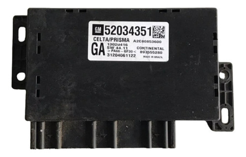 Módulo Conforto Gm Celta Prisma 2007/2013 52034351 Original