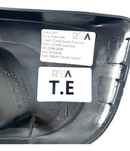 Moldura Maçaneta Traseira Esquerda Corsa Sedan - Imagem 3