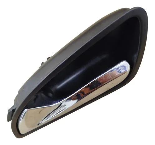 Maçaneta Interna Esquerda Hyundai Hb20 2017 2018 2019 Cromado Original Dianteira - Imagem 2