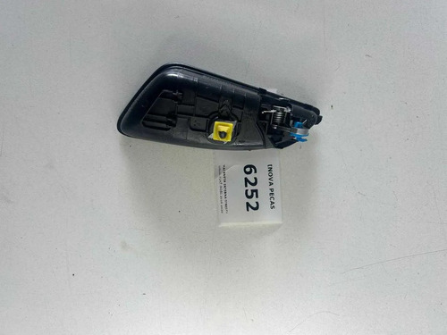 Maçaneta Interna Direita Unid. Fiat Mobi 2015 2020 Prateado Dianteira - Imagem 3
