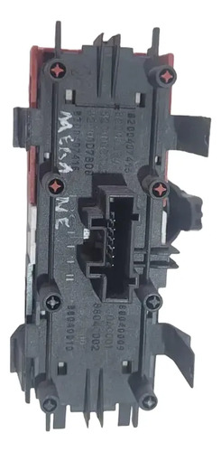 Botão Pisca Alerta Trava Megane 2006 A/ 2012 8200407415 Preto/branco/vermelho - Imagem 4