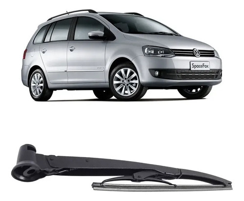 Braço Limpador Traseiro + Palheta Vw Spacefox 2013 E 2014